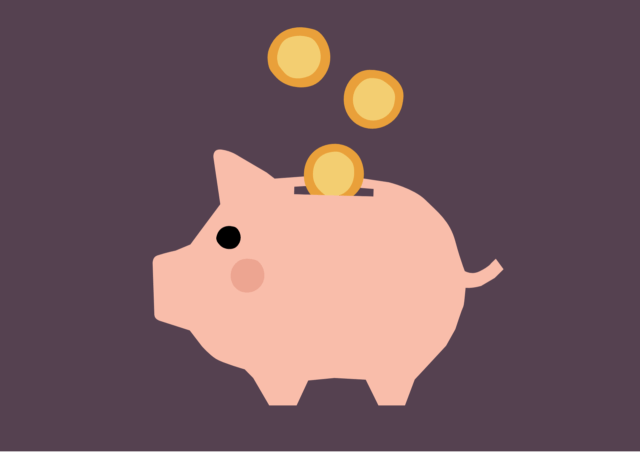 bundoora square illustration piggy bank