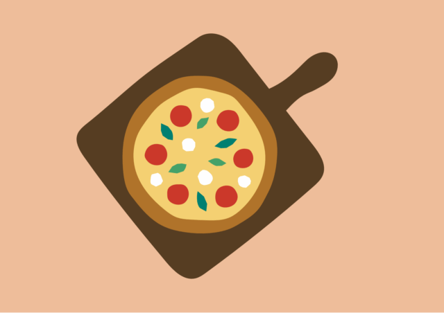 bundoora square illustration pizza